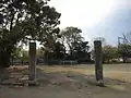 御旅所一の鳥居近くに所在（北緯34度16分57.98秒 東経134度01分34.66秒﻿ / ﻿北緯34.2827722度 東経134.0262944度﻿ / 34.2827722; 134.0262944﻿ (御旅所)）。