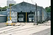 車庫(2002年撮影)