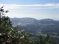 山頂から西部展望