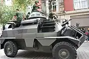 メキシコ軍のVCR/TT装甲兵員輸送車（4輪型）