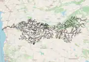 タピ川流域図