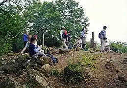 山頂の風景