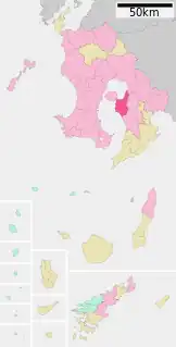 垂水市位置図