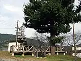 駅横の休憩スペース