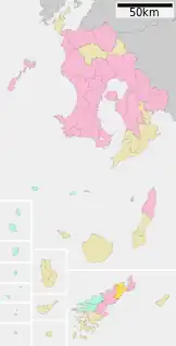 龍郷町位置図