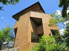 竜美ヶ丘公園の展望台（1981年9月建設）