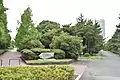 辰巳の森緑道公園入口（2018年7月27日撮影）