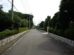 立沢の住宅街