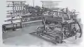1892年のTextile Mercury newspaperに掲載されたTaylor Langの自動ミュール機