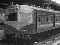 クハ86059前面窓木製枠残存車1965年