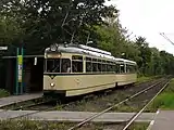 車体左側には乗降扉がない(2008年撮影)