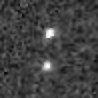 ハッブル宇宙望遠鏡が2010年11月15日に撮影したテハロンヒアワコとサウィスケラ
