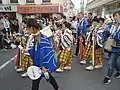 青梅大祭の手古舞