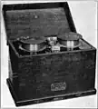 スプール（リール）式のテレグラフォン録音機（1922年）