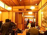 大黒家本店の店内（2009年11月撮影）