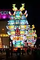 能代七夕「天空の不夜城」(能代市)