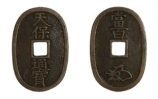 天保通寳 本座細郭