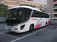 韓国の旅行会社「ハナツアー」の専用貸切車両