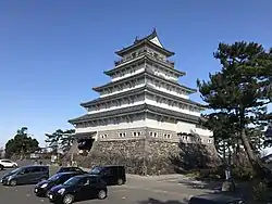 天守。2017年1月