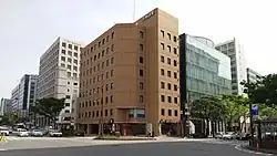 店屋町、呉服町交差点より南側の眺望