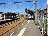 立山線ホーム（2019年11月）