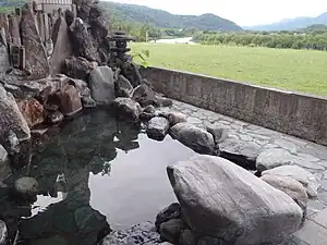 天塩川を望む天塩川温泉