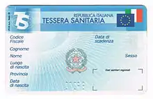 イタリアのSSNカード