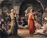 『ムーア人の踊り』(1849)テオドール・シャセリオー(1819-1856)