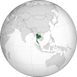 タイの位置