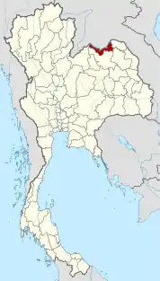 ノーンカーイ県の位置