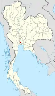 ノンタブリー県の位置