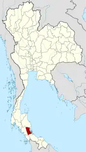 パッタルン県の位置