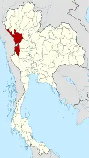 ターク県の位置