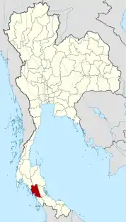 トラン県の位置