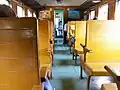 タイ向け客車（三等車の車内）