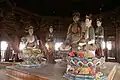 塔内第二層の塑像