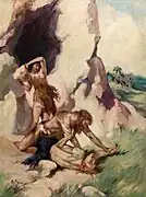 エドガー・ライス・バローズ著『石器時代へ行った男』1925年