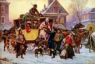 1795年のクリスマス馬車