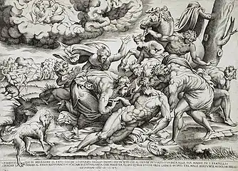 『メレアグロスの死』1543年
