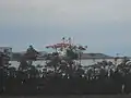 千葉地区、ガントリークレーン（フェスティバルウォーク蘇我より）