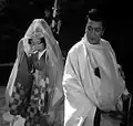『西鶴一代女』(監督溝口健二、1952年4月17日公開)の田中絹代。