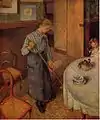『田舎の幼い女中』1882年。油彩、キャンバス、63.5 × 53 cm。ナショナル・ギャラリー（ロンドン）。