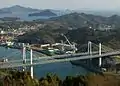 新尾道大橋（手前）と尾道大橋
