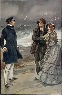 ゴードン・ブラウンによる1913年版「The Pavilion on the Links」の挿絵