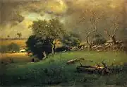 嵐, 1885年, レイノルダ・ハウス美術館, 油彩