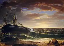 座礁した船 (1844)ナショナル・ギャラリー (ワシントン)蔵