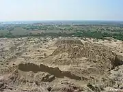 トゥクメ遺跡全景。