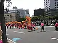 第65回、横浜華僑総会による龍舞