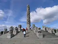 ノルウェー・オスロのヴィーゲラン 彫刻庭園