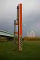 豊平川河川敷上